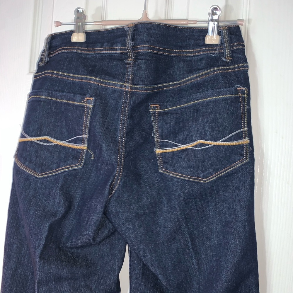 Faded Glory Women's Deep Indigo Straight Capri jeans - Picture 4 of 5